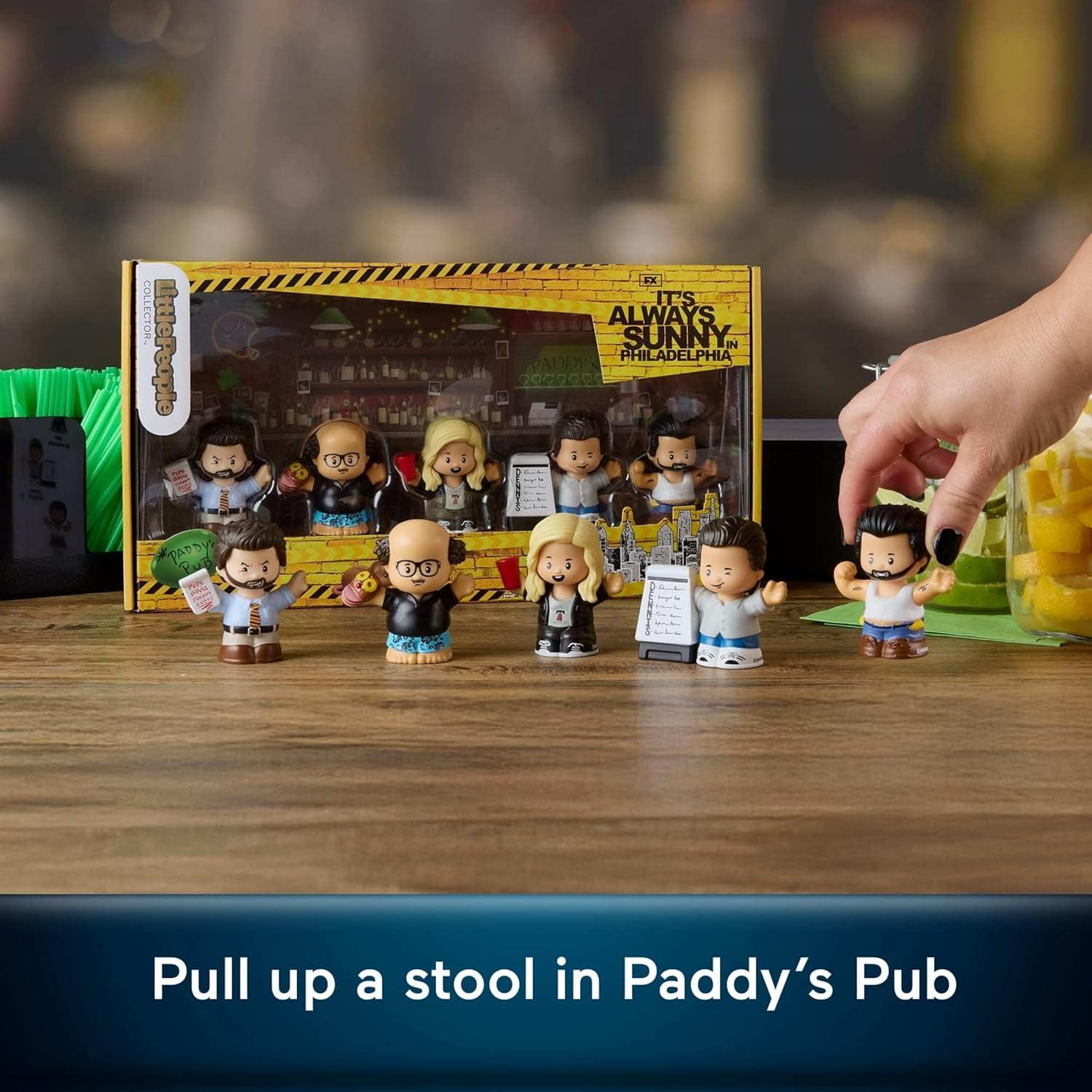 imageLittle People Collector Its Always Sunny in Philadelphia Special Edition Figure Set for Adults amp Fans in Display Box Amazon Exclusive