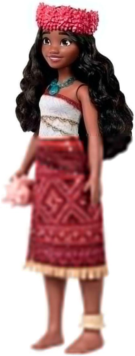 imageMattel Disney Moana 2 Singing Adventure Moana Doll with Signature Outfit amp Accessories Sings Were Back in English