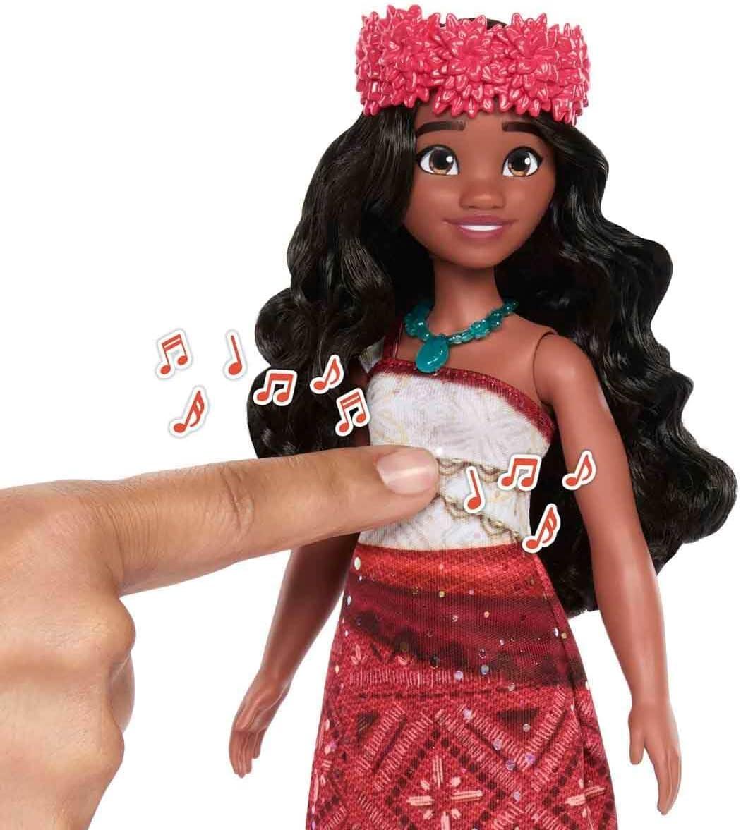 imageMattel Disney Moana 2 Singing Adventure Moana Doll with Signature Outfit amp Accessories Sings Were Back in English