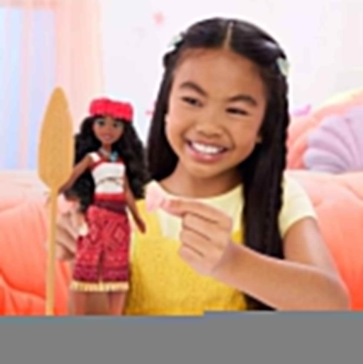 imageMattel Disney Moana 2 Singing Adventure Moana Doll with Signature Outfit amp Accessories Sings Were Back in English