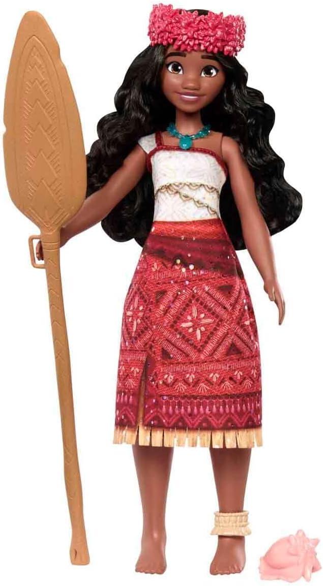 imageMattel Disney Moana 2 Singing Adventure Moana Doll with Signature Outfit amp Accessories Sings Were Back in English