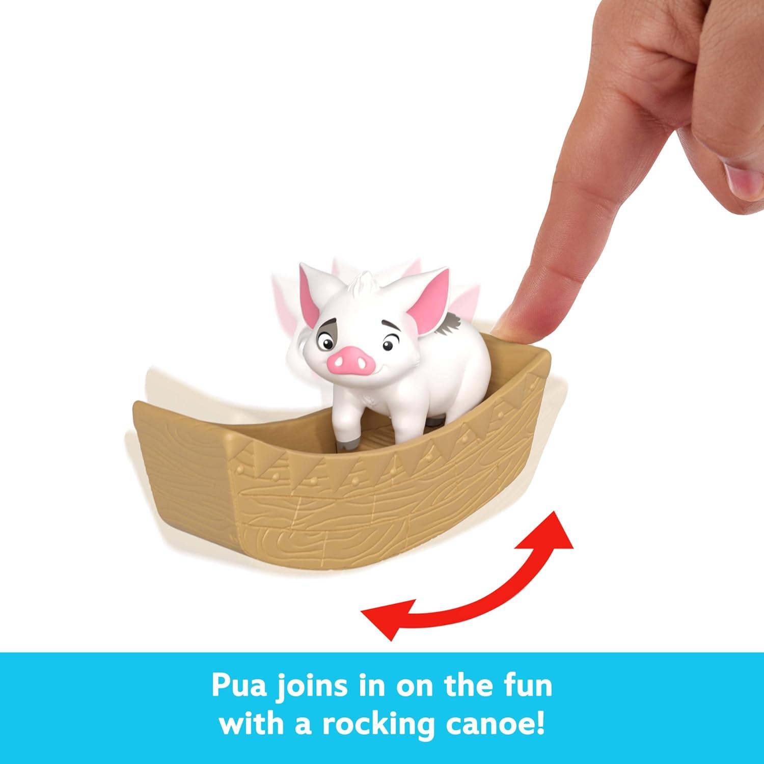 imageMattel Disney Moana 2 Toys Moana amp Simea Village Home Playset with 2 Small Dolls Pua Figure amp 15 Accessories