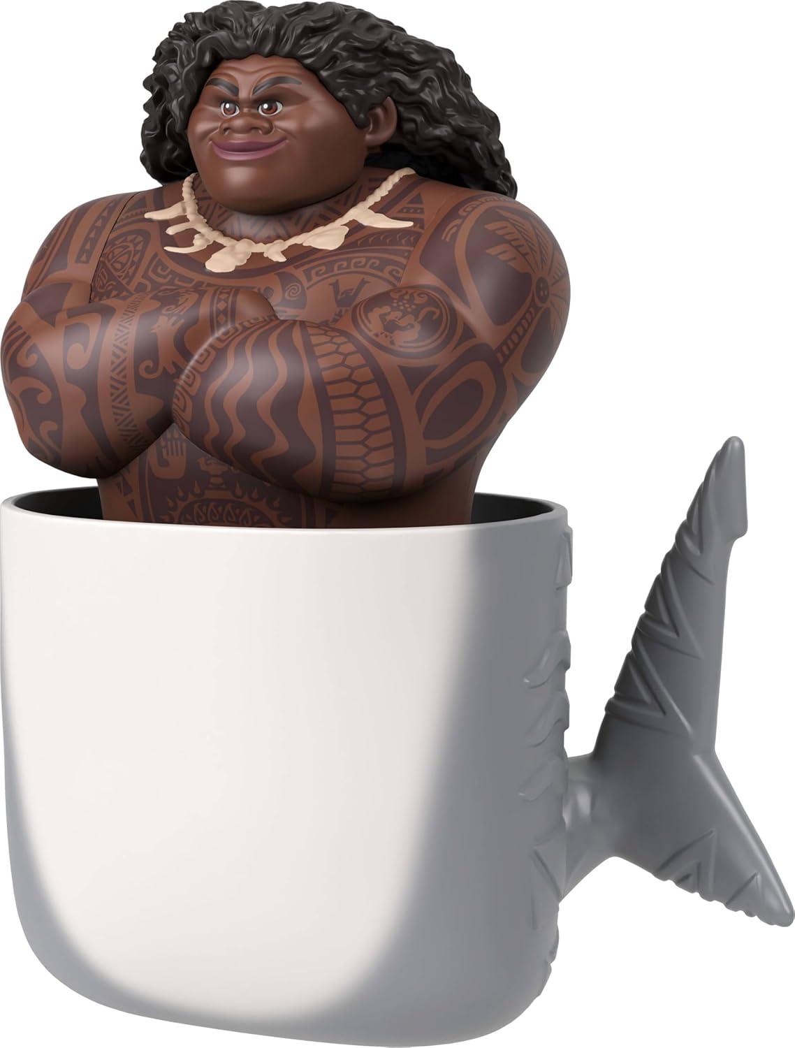 imageMattel Disney Moana Toys Maui Small Doll with Transforming Shark Outfit amp Fishhook Accessory Shapeshifting Look Inspired by Movie