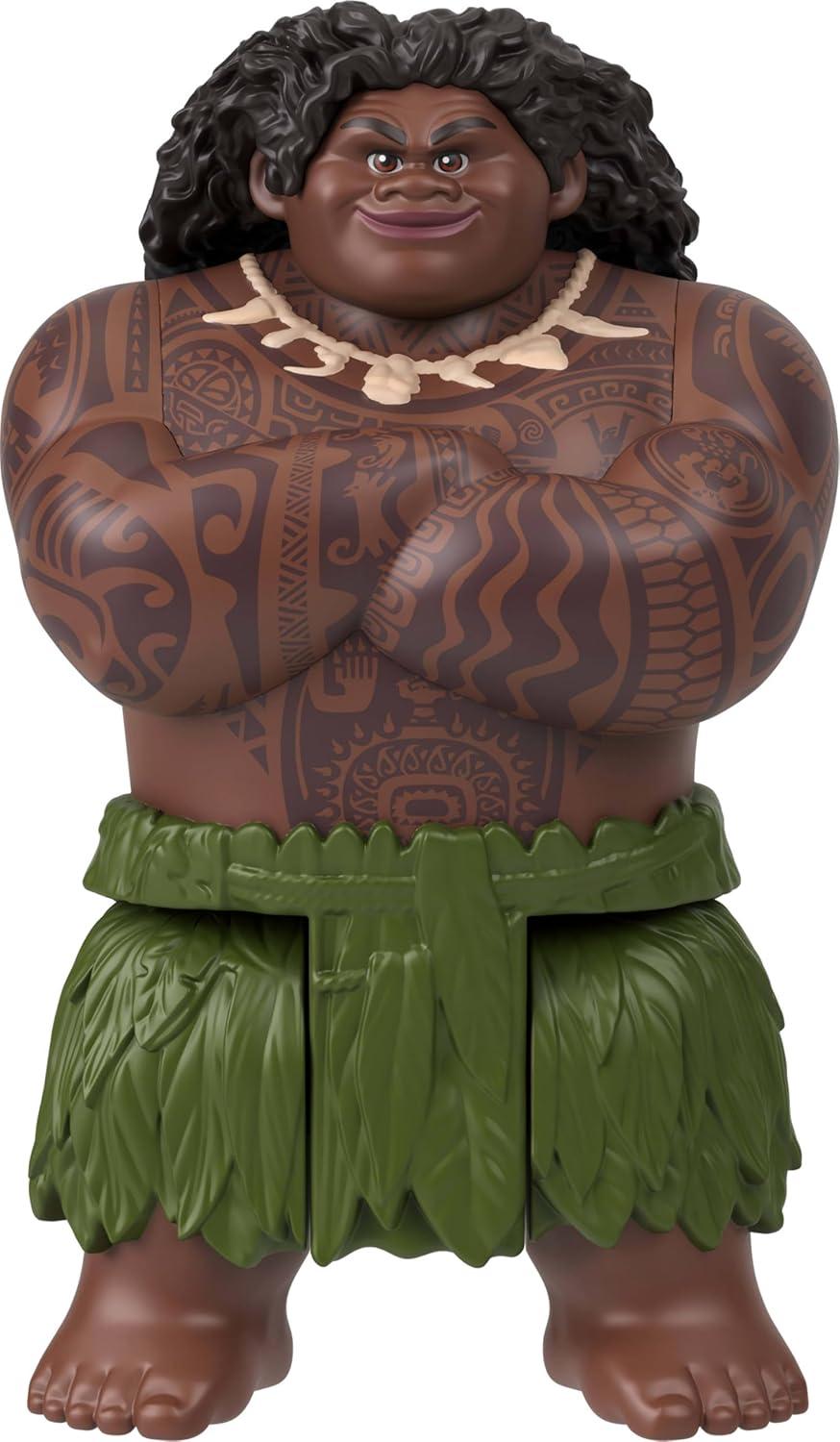 imageMattel Disney Moana Toys Maui Small Doll with Transforming Shark Outfit amp Fishhook Accessory Shapeshifting Look Inspired by Movie