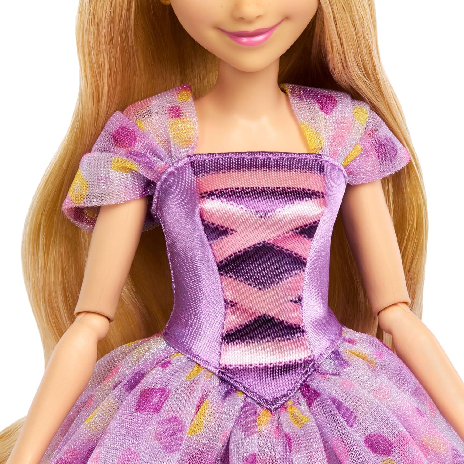 imageMattel Disney Princess Birthday Celebration Rapunzel Deluxe Fashion Doll Inspired by Disney Tangled Movie Special Occasion Gifts for Kids amp Collectors