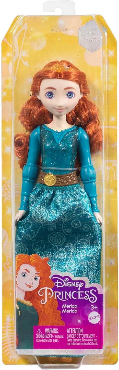 imageMattel Disney Princess Merida Doll in Sparkling Fashion with Removable Skirt Tiara and Shoes Posable amp Collectible Inspired by Brave Movie