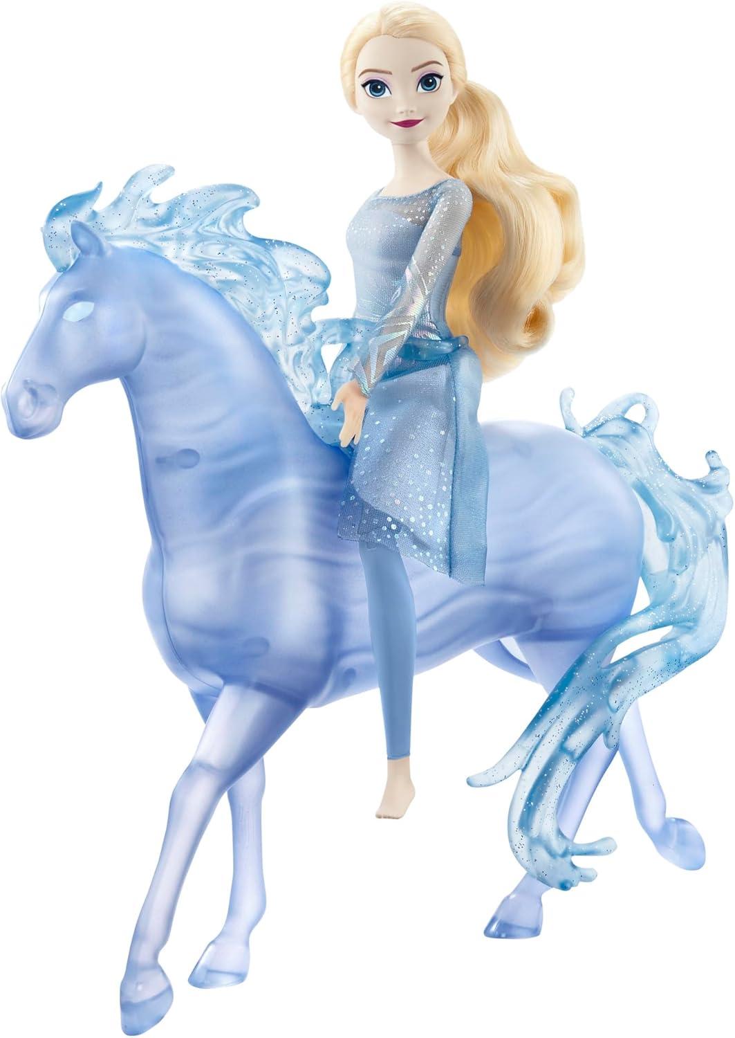 imageMattel Disney Princess Toys Cinderella Fashion Doll amp Horse with Saddle Brushable Mane amp Tail amp Styling Accessories Inspired by the MovieElsa Nokk
