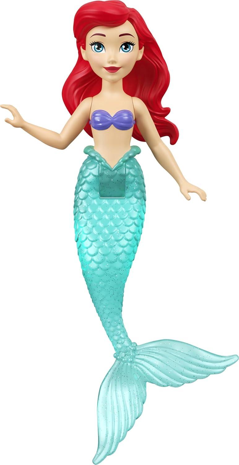 imageMattel Disney Princess Toys Small Doll 4Pack with Mermaid Ariel Prince Eric Ursula amp King Triton Plus Trident Accessory Inspired by Movie