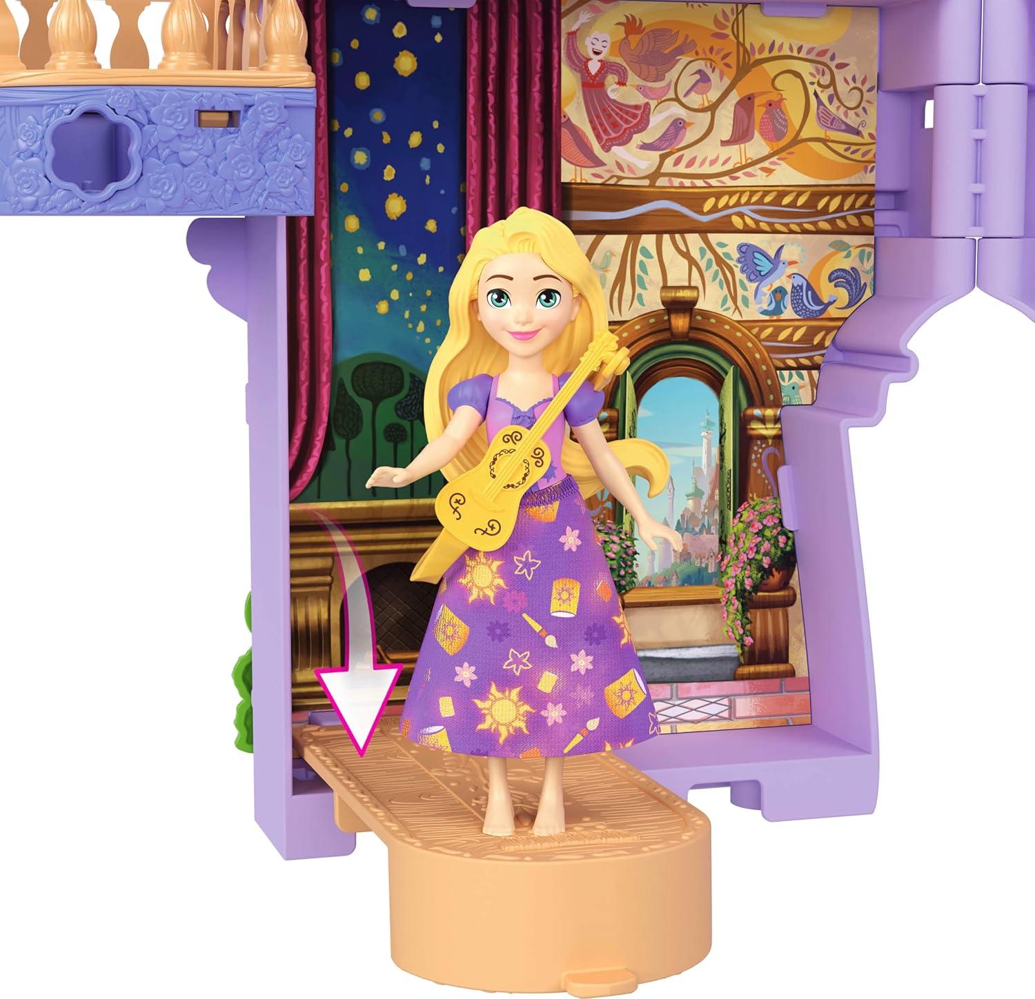 imageMattel Disney Toys Storytime Stackers Jasmines Palace Stackable Doll House with Small Doll 2 Friends amp 8 Pieces Inspired by Disneys Aladdin MovieRapunzel