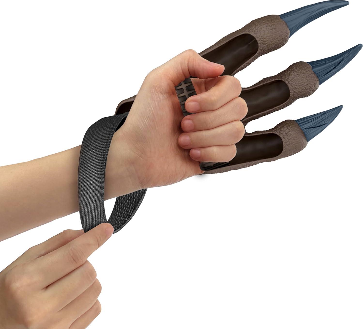 imageMattel Jurassic World Rebirth Spinosaurus Battle Claws Dinosaur Soft Plastic Role Play Handwear 108Inch Long Costume Pair Stretchy Strap
