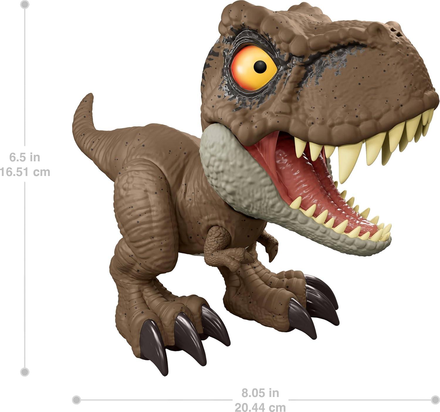 imageMattel Jurassic World Roar Command Tyrannosaurus Rex Dinosaur Figure Toy Record and Play Dino Speak TRex TailActivated Attack amp Roar