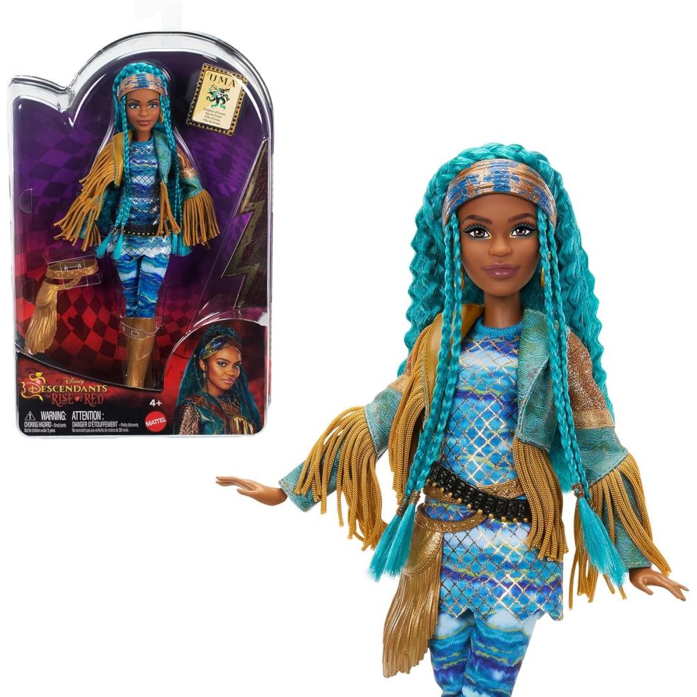 imageMattel Disney Descendants The Rise of Red Fashion Doll amp Accessory  Uma Daughter of Ursula with MovieInspired Clothes