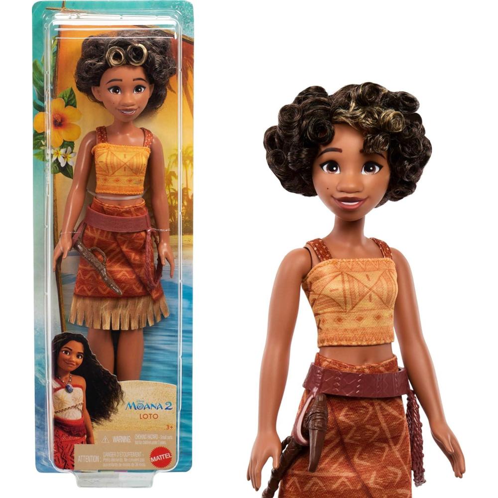 imageMattel Disney Moana 2 Loto Fashion Doll with 2 Accessories Removable Outfit with Belt amp Axe Inspired by The Movie