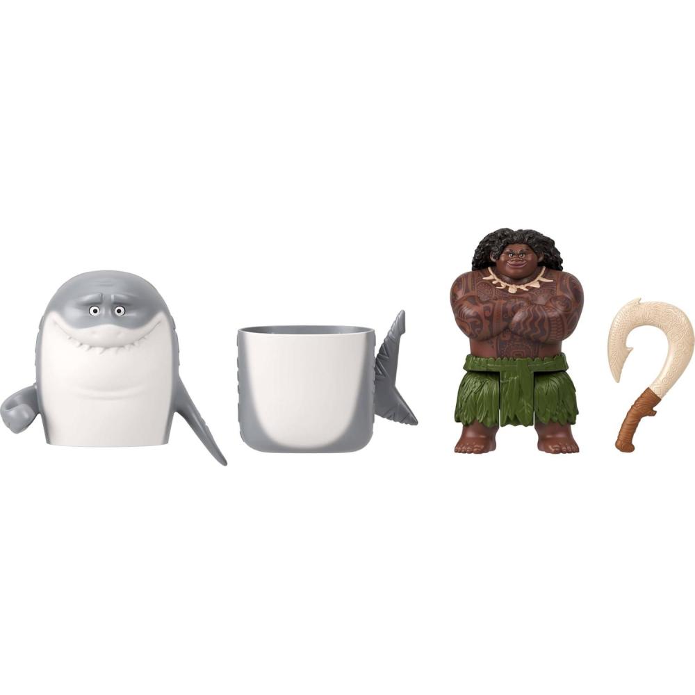 imageMattel Disney Moana Toys Maui Small Doll with Transforming Shark Outfit amp Fishhook Accessory Shapeshifting Look Inspired by Movie