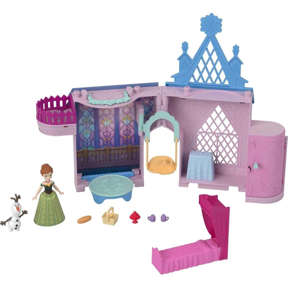 imageMattel Disney Toys Storytime Stackers Jasmines Palace Stackable Doll House with Small Doll 2 Friends amp 8 Pieces Inspired by Disneys Aladdin MovieAnna