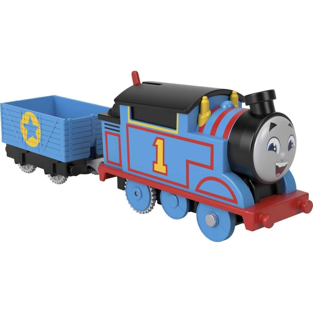 imageThomas amp Friends Motorized Toy Train Thomas BatteryPowered Engine with Cargo for Pretend Play Preschool Kids Ages 3 YearsThomas