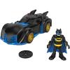 imageFisherPrice Imaginext DC Super Friends Batman Toy Shake amp Spin Batmobile with Poseable Figure for Pretend Play Kids Ages 3 Years
