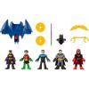imageFisherPrice Imaginext DC Super Friends Batman Toys Family Multipack Figure Set 5 Characters amp 7 Accessories for Kids Ages 3 Years