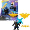 imageFisherPrice Imaginext DC Super Friends Metal Force Action Figure amp Accessories Set Includes 3inch Batman with Spinning Blade