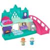 imageFisherPrice Little People Toddler Toy Disney Frozen Arendelle Castle Playset with Lights Sounds Anna amp Elsa Figures for Pretend Play Ages 18 Months Amazon Exclusive