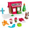 imageFisherPrice Little People Toddler Toys Christmas Wonderland Toy Set with Santa Elf amp Reindeer Figures for Ages 1 Years