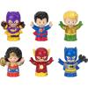 imageFisherPrice Little People Toddler Toys DC Super Friends CrimeFighting Figure Pack Set of 6 Characters for Pretend Play Ages 18 Months Amazon Exclusive