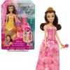 imageMattel Disney Princess Toys Belle Fashion Doll with 2 Looks 9 Accessories 2 SnapOn Bodices amp 2 Skirts 2in1 Stories Inspired by Movie