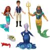 imageMattel Disney The Little Mermaid Ariels Adventures Story Set with 4 Small Dolls and Accessories Toys Inspired by the Movie