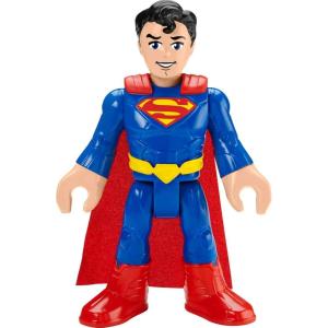 DC Super Friends Imaginext DC Super Friends Superman Xl Toy 10-In Figure with Fabric Cape for Preschool Kids Ages 3+ Years