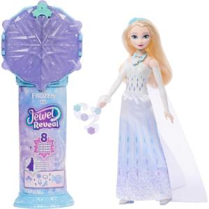 Mattel Disney Princess Ariel Fashion Doll & Accessories with 8 Surprises, Including Heart Gem Box, Ring for Child & 9 Play Pieces, Inspired by Movie(Elsa)