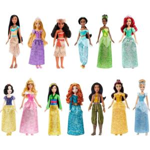 Mattel ​Disney Princess Toys, 13 Princess Fashion Dolls with Sparkling Clothing and Accessories, Inspired by Disney Movies, Gifts for Kids​