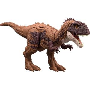 Mattel Jurassic World Dinosaur Toys with Roar Sound & Attack Action, Wild Roar Posable Figures, Physical & Connected Digital Play(Kryptops)