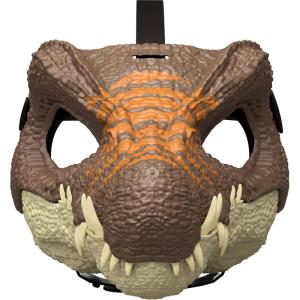 Mattel Jurassic World Rebirth Spinosaurus Dinosaur Mask, Role-Play Head Wear, Movie-Inspired Costume Gear, Openable Jaw, Realistic Texture and Color, Adjustable Strap