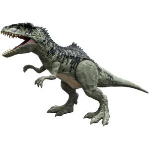 Mattel Jurassic World Super Colossal Allosaurus Action Figure, Extra Large Dinosaur Can Swallow 20 Mini Figures, 38-inch Long XL Action Play Toy(Giganotosaurus)
