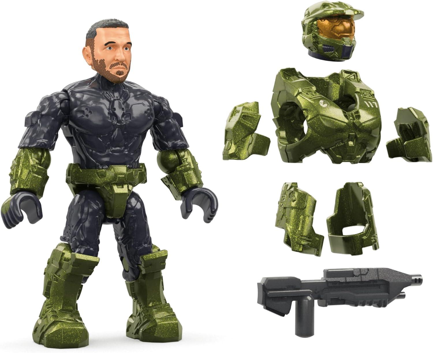 imageMEGA Halo The Series Vehicle Building Toys Set FLEETCOM Warthog ATV with 469 Pieces 5 Micro Action Figures Poseable Articulation Kids and Fans Amazon ExclusiveSmall