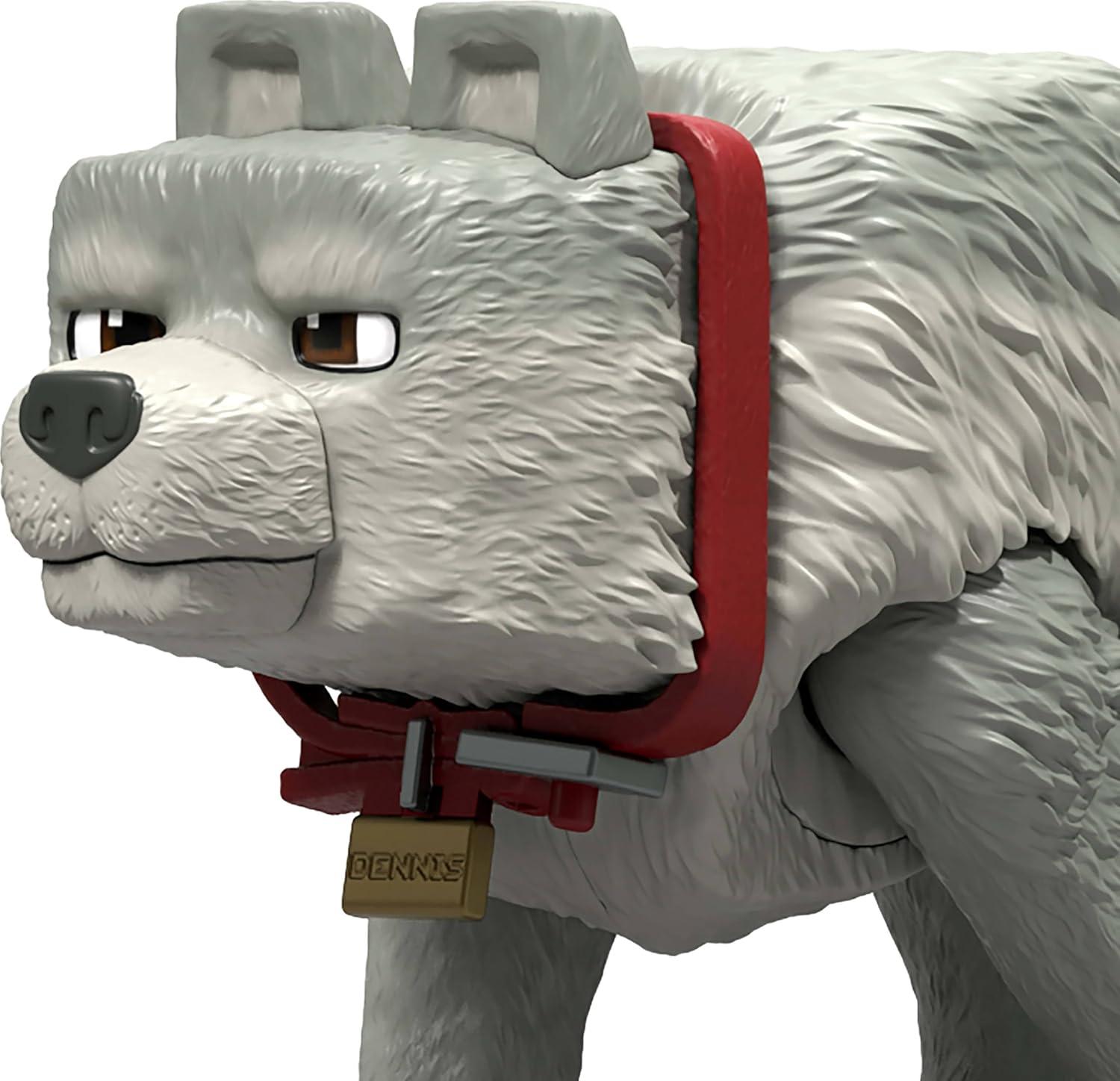 imageMattel Minecraft Action Figure amp Accessories Set 4inch Skeleton Posable Character Collectible Inspired by A Minecraft MovieWolf