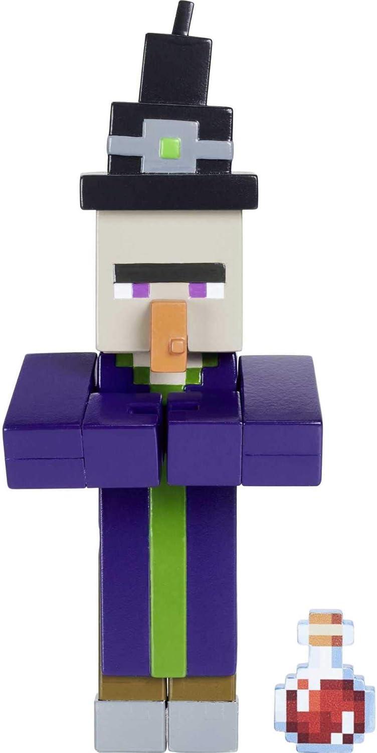 imageMattel Minecraft CraftABlock Assortment Figures Authentic Pixelated VideoGame Characters Action Toy to Create Explore and Survive Collectible For Fans Age 6 Years and OlderCharacters