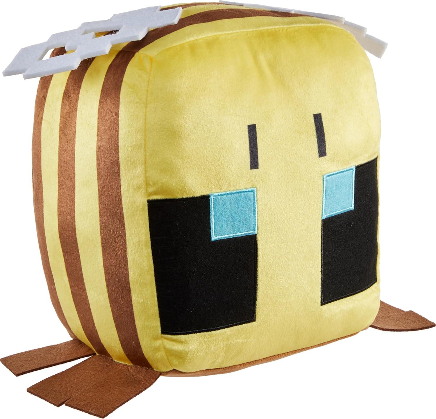 imageMattel Minecraft Cuutopia Plush Toy 10inch Steve Soft Rounded Pillow Doll Video GameInspired Character CollectibleBee