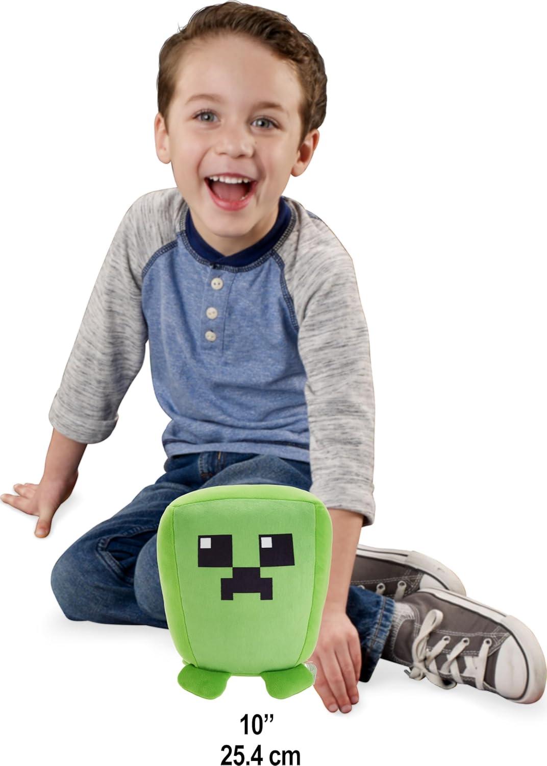 imageMattel Minecraft Cuutopia Plush Toy 10inch Steve Soft Rounded Pillow Doll Video GameInspired Character CollectibleCreeper