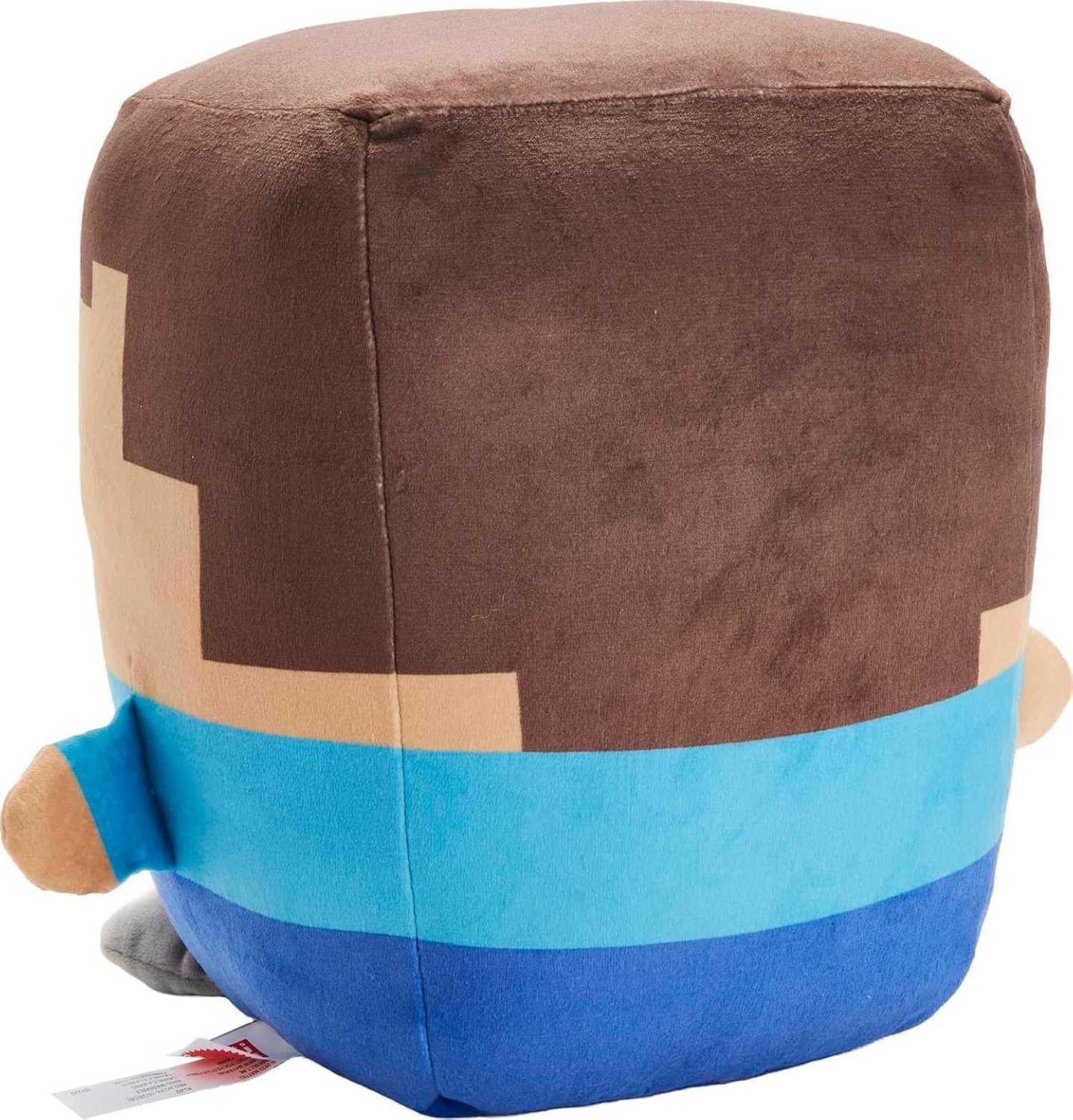 imageMattel Minecraft Cuutopia Plush Toy 10inch Steve Soft Rounded Pillow Doll Video GameInspired Character CollectibleSteve