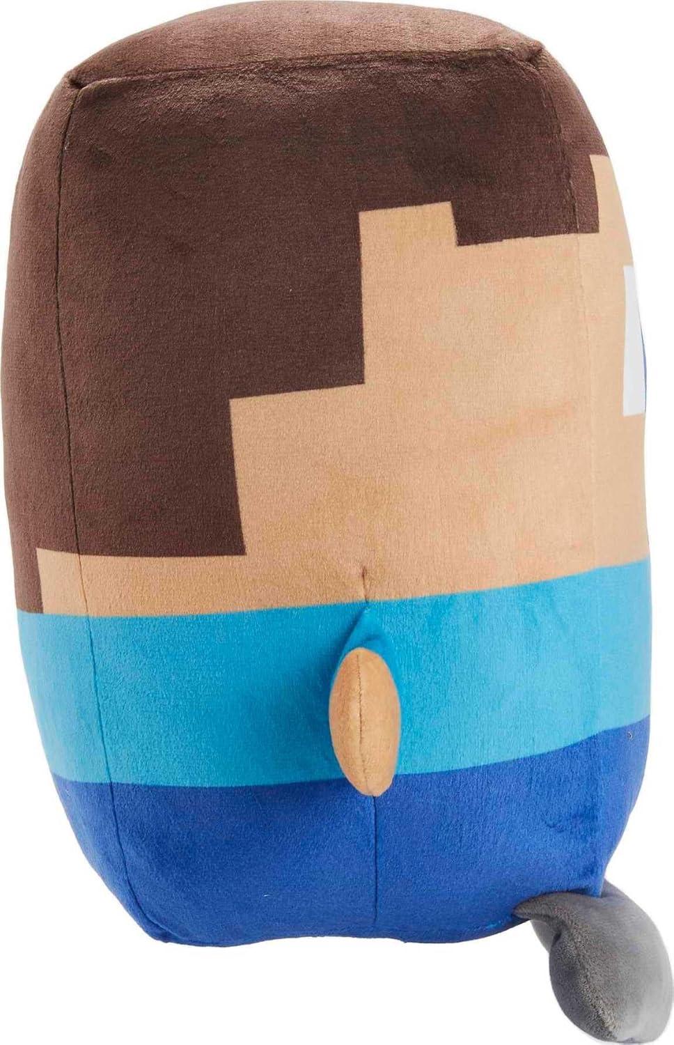 imageMattel Minecraft Cuutopia Plush Toy 10inch Steve Soft Rounded Pillow Doll Video GameInspired Character CollectibleSteve
