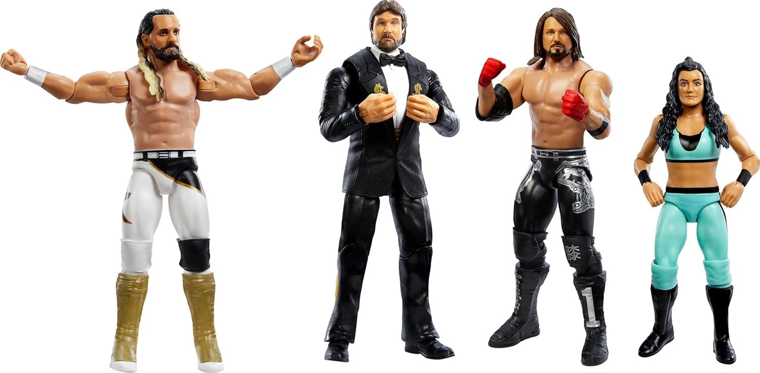 imageMattel WWE Main Event Action Figure Series 147 AJ Styles 6inch Collectible with 10 Articulation Points amp LifeLike Look
