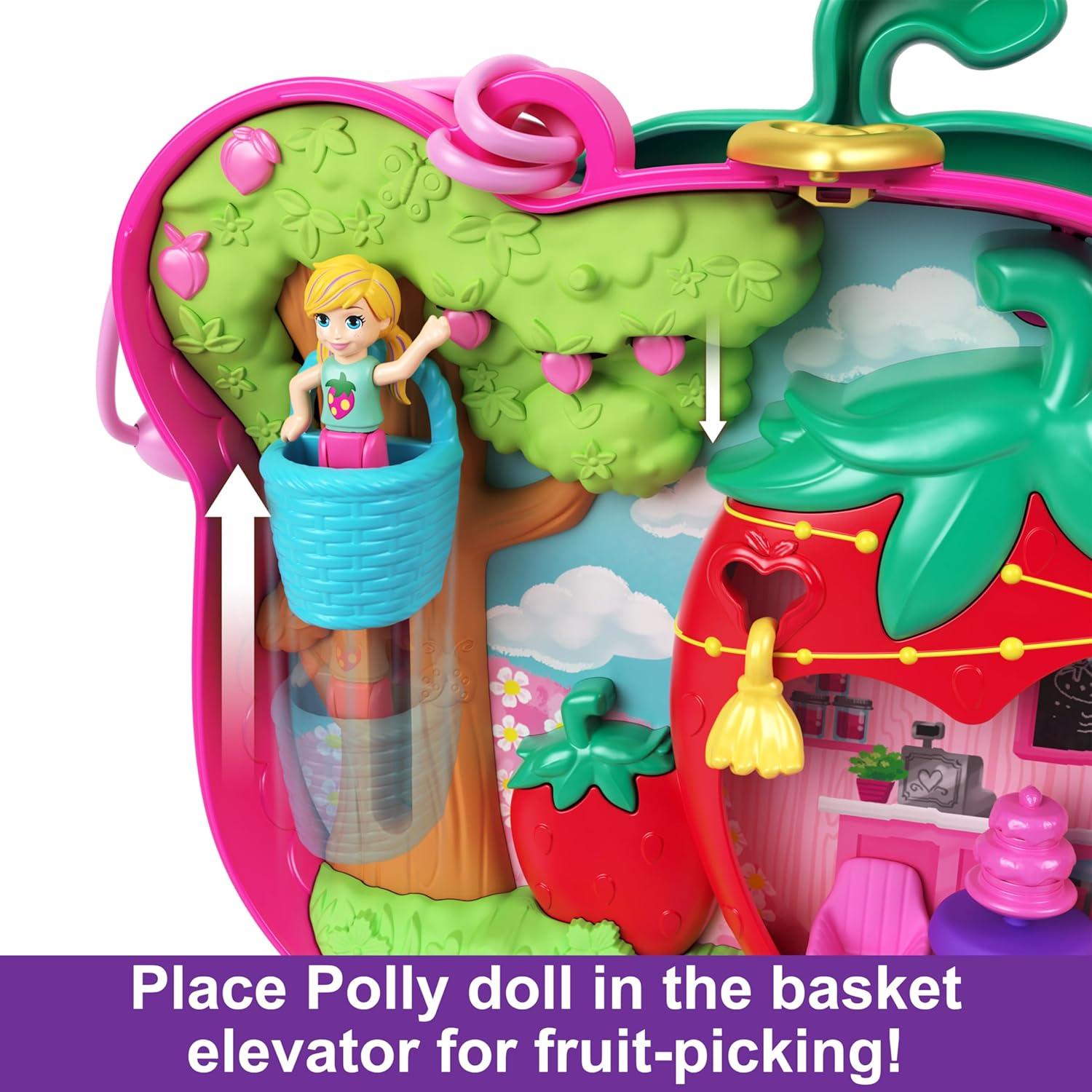 imagePolly Pocket Dolls amp Playset Snow Sweet Penguin Compact with 13 Accessories Travel Toy with Fidget ExteriorBear