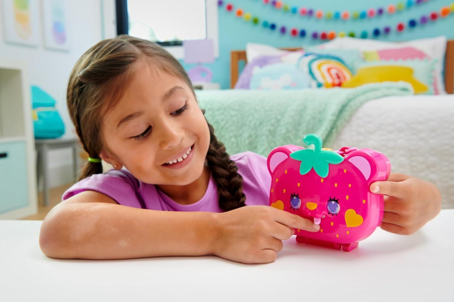 imagePolly Pocket Dolls amp Playset Snow Sweet Penguin Compact with 13 Accessories Travel Toy with Fidget ExteriorBear