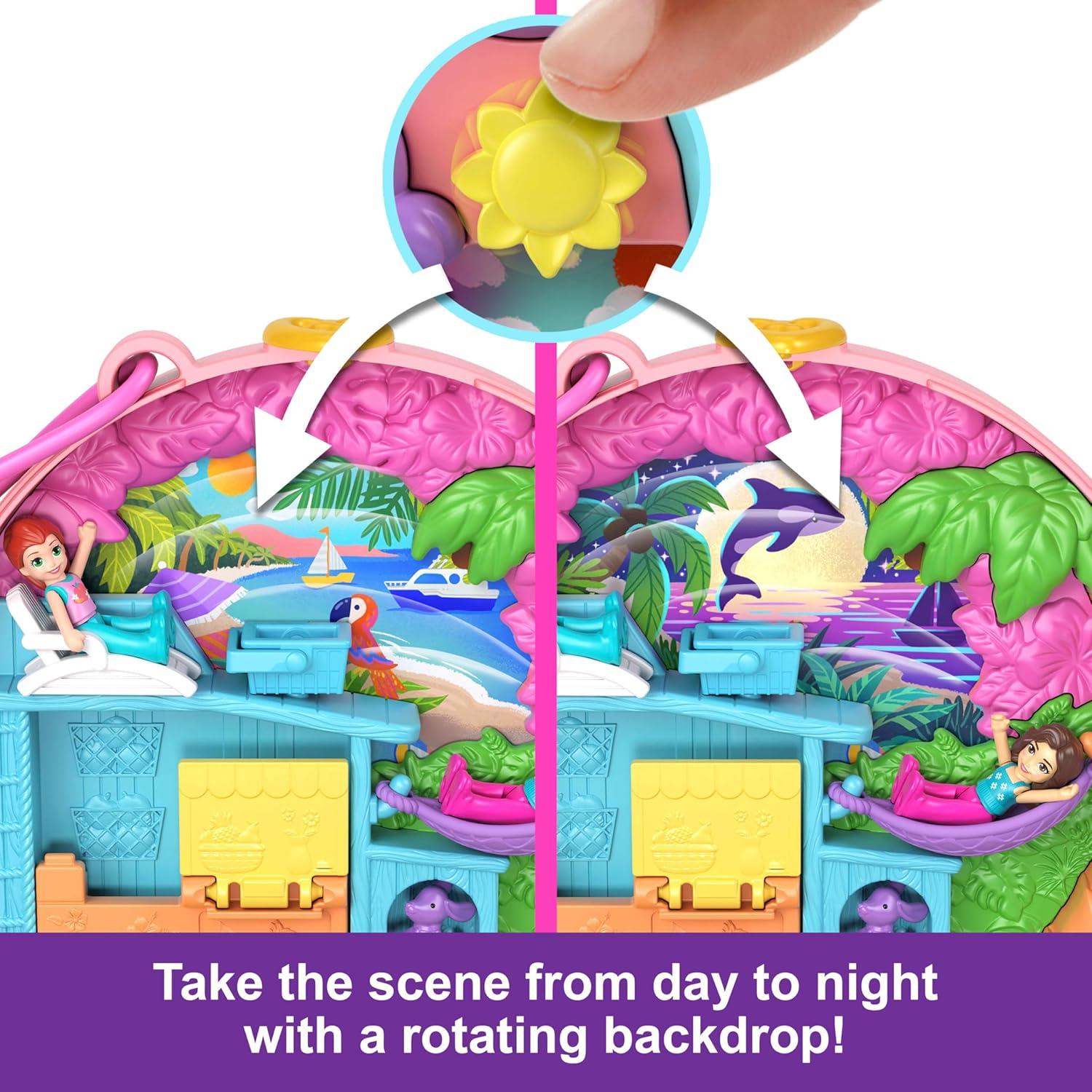 imagePolly Pocket Dolls amp Playset Snow Sweet Penguin Compact with 13 Accessories Travel Toy with Fidget ExteriorPuppy Moped