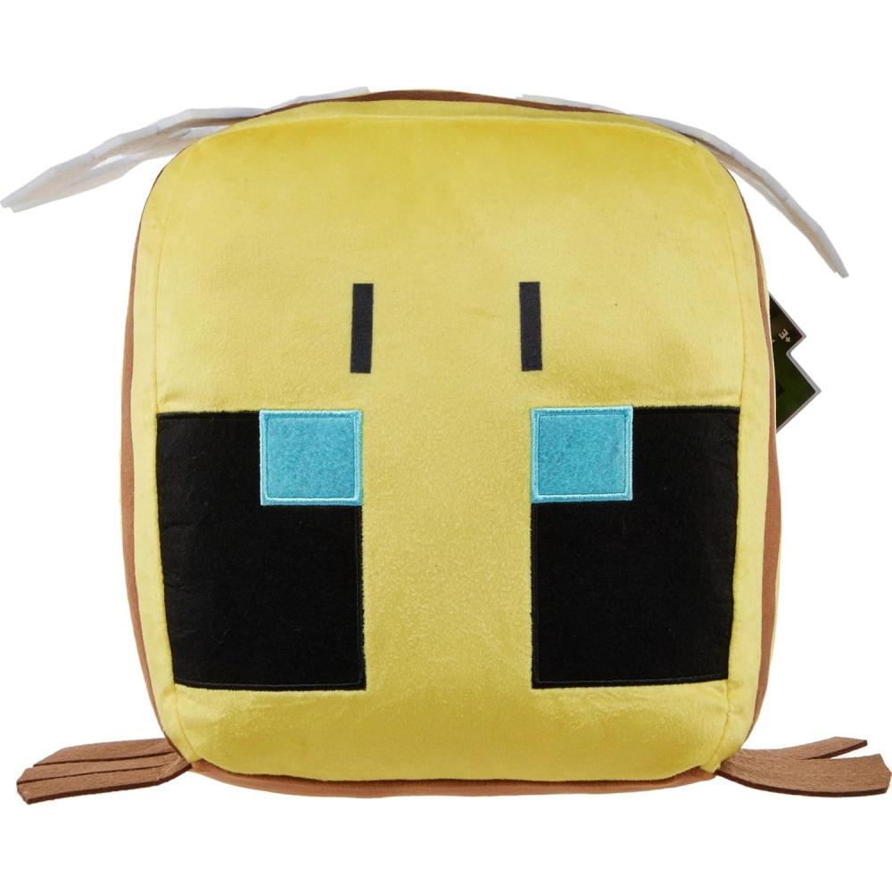 imageMattel Minecraft Cuutopia Plush Toy 10inch Steve Soft Rounded Pillow Doll Video GameInspired Character CollectibleBee