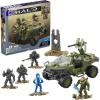 imageMEGA Halo The Series Vehicle Building Toys Set FLEETCOM Warthog ATV with 469 Pieces 5 Micro Action Figures Poseable Articulation Kids and Fans Amazon ExclusiveSmall