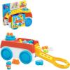 imageMega Bloks First Builders Toddler Building Toy Set Block Spinning Wagon with 20 Pieces and Storage 1 Figure Ages 1 Years