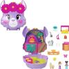 imagePolly Pocket Compact Playset Llama Camp Adventure with 2 Micro Dolls amp 13 Accessories Travel Toy with Surprise Reveals