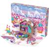 imagePolly Pocket Doll Advent Calendar DIY Gingerbread House Playset with 24 Surprises Dollhouse Furniture and Holiday Accessories